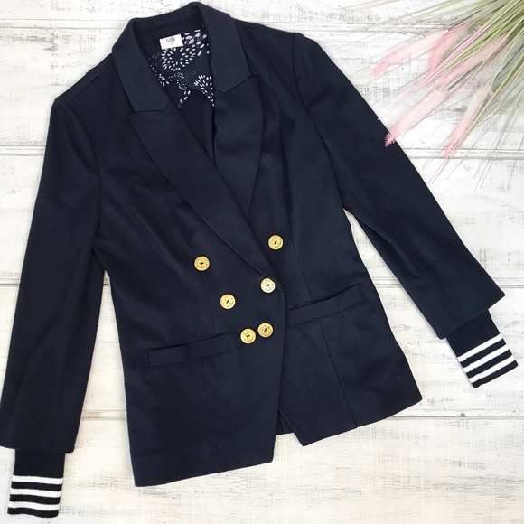 CAbi Jackets & Blazers - Cabi Navy Blue Nautical Grand Slam Blazer